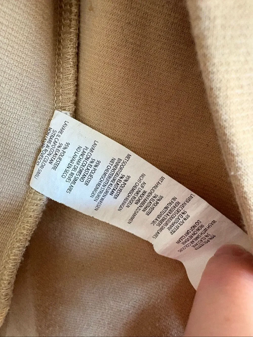 Boohoo Camel Tan Waterfall Draped Open Front Longline Cardigan Size 2